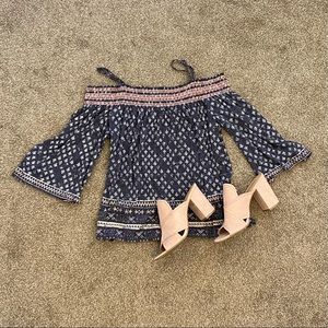 Off the shoulder top